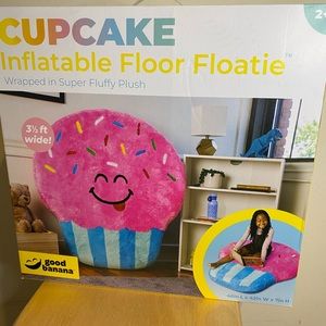 Good Banana Cupcake Floor Floatie, Kids’ Round Floor Pillow Seating